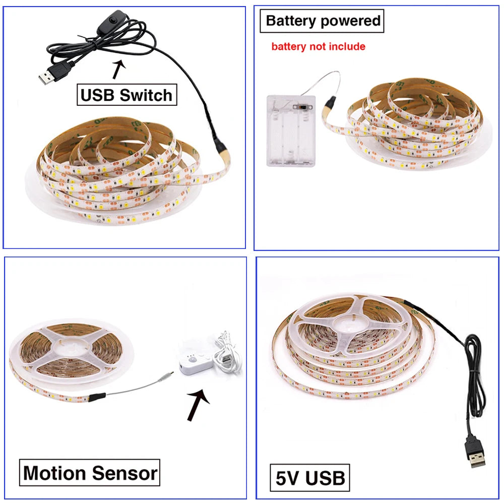 Motion-Sensor LED Light Strip
