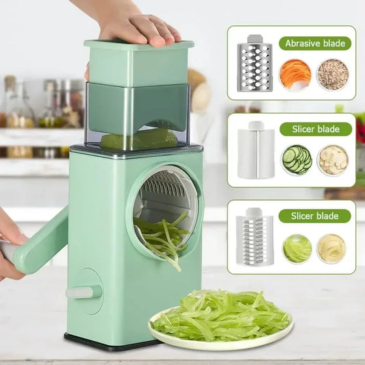 Rotary Vegetable Chopper & Slicer