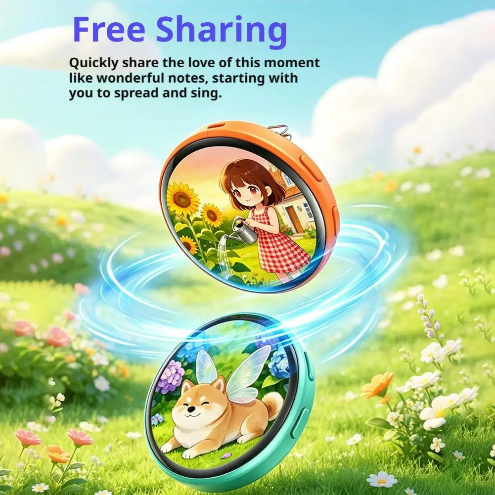 Digital Photo Badge Pin with HD Touchscreen