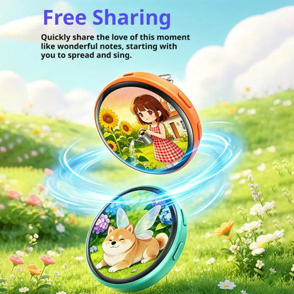 Digital Photo Badge Pin with HD Touchscreen
