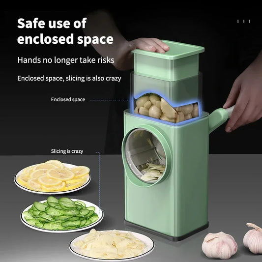 Rotary Vegetable Chopper & Slicer