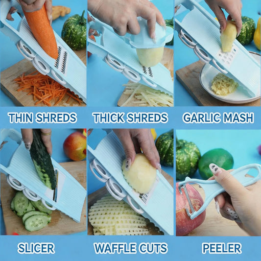 7-in-1 Compact Vegetable Slicer