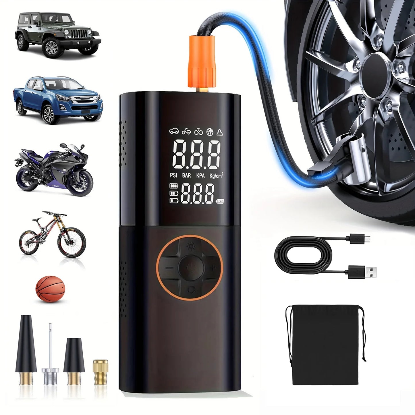 Portable Digital Tire Inflator