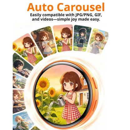 Digital Photo Badge Pin with HD Touchscreen