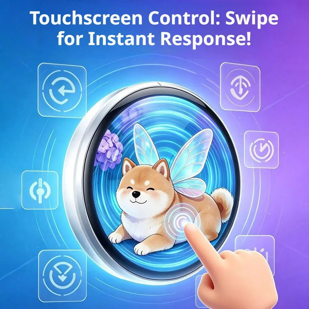 Digital Photo Badge Pin with HD Touchscreen