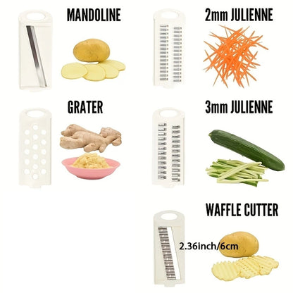 7-in-1 Compact Vegetable Slicer