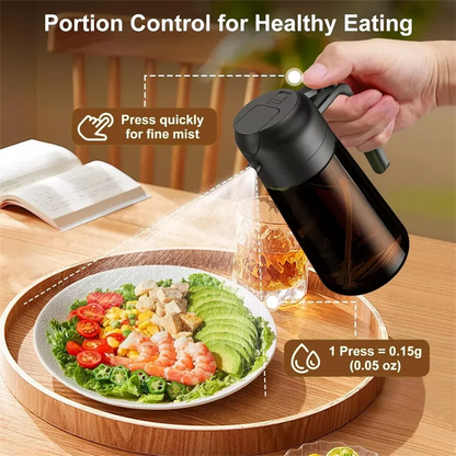 2-in-1 Glass Oil Sprayer & Dispenser