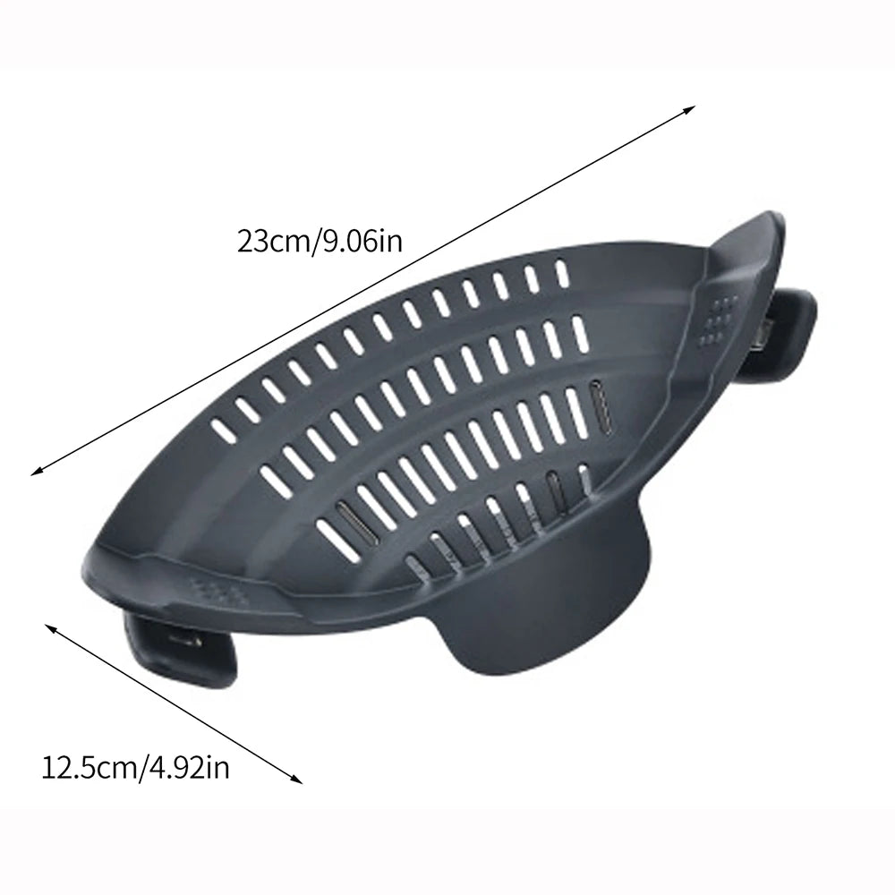 Clip-On Silicone Pot Strainer
