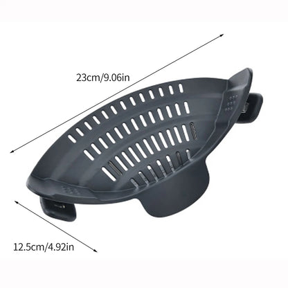 Clip-On Silicone Pot Strainer